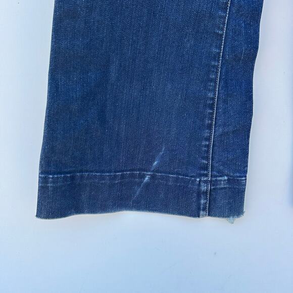 J Brand Low Rise Bell Bottoms Ink Dark Wash Flares  24 Pants Jeans - Picture 6 of 12